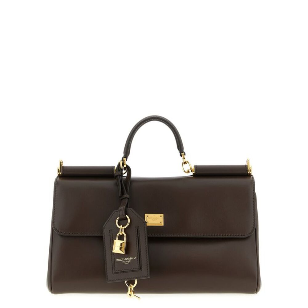 Dolce & Gabbana Brown Calfskin Crossbody Women's Bag